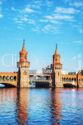 Oberbaum bridge in Berlin