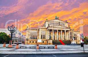 Concert hall (Konzerthaus) at Gendarmenmarkt square in Berlin