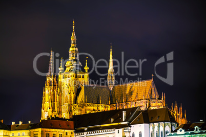 The Prague castle close up