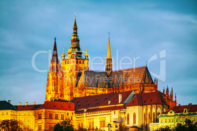 The Prague castle close up