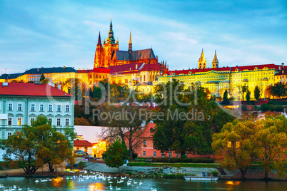 Old Prague cityscape