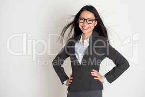 Beautiful young Asian business woman