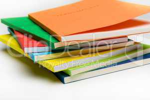 Seven vibrant workbooks