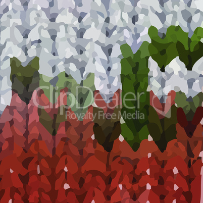 Abstract background pattern red natural green tomato