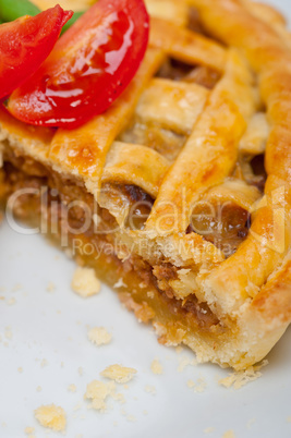 home made beef pie