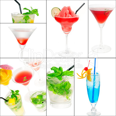 cocktails collage