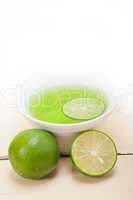 green lime lemonade