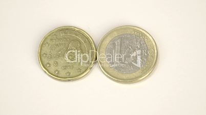 1999 version of a 1 Spain Euro coin