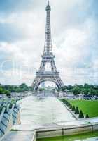 Eiffel Tower view from Trocadero, Paris