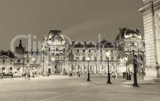 PARIS - JULY 21, 2014: City streets and buildings at summer suns