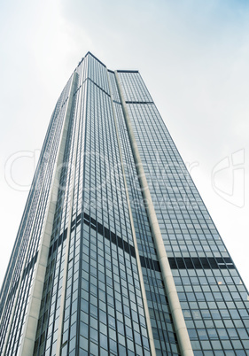 PARIS - JULY 21, 2014: Modern building Montparnasse skyscraper i