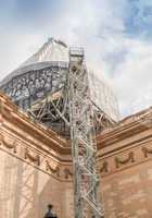 PARIS - JULY 21, 2014: Exterior view of Pantheon building in cit