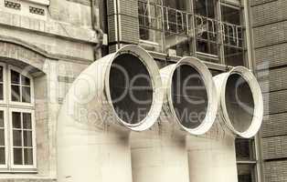 Paris - Pompidou museum's Pipes