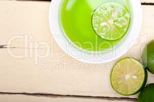 green lime lemonade