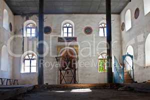 Old abandoned Greek, Turkish mosque in Doganbey Aydin Turkey