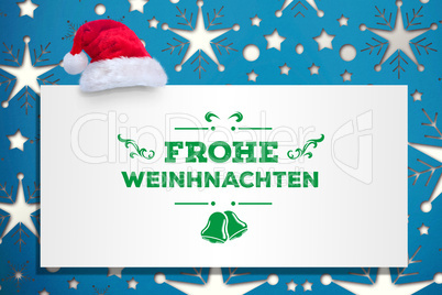 Composite image of frohe weinhnachten