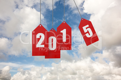 Composite image of 2015 red tags