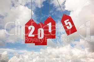 Composite image of 2015 red tags