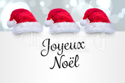 Composite image of joyeux noel