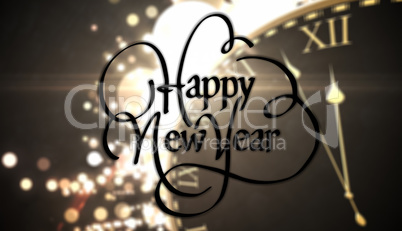 Composite image of happy new year