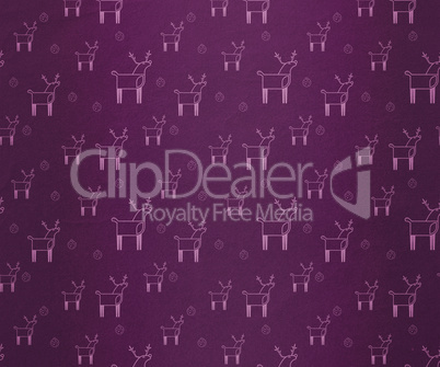 Reindeer pattern wallpaper