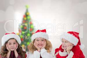 Composite image of cute children