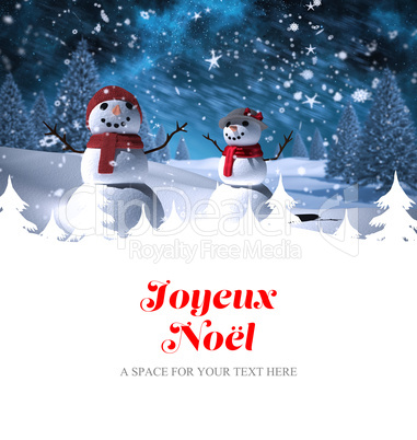 Composite image of joyeux noel Composite image of joyeux noel