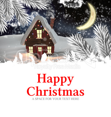 Composite image of happy christmas