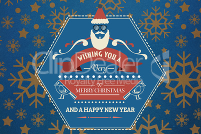 Composite image of  merry christmas message