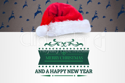 Composite image of merry christmas message