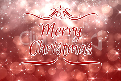 Composite image of merry christmas