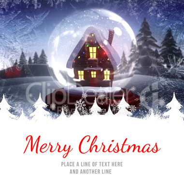 Composite image of merry christmas