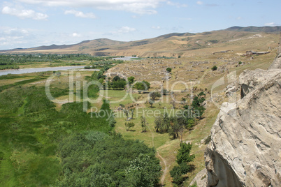 Landschaft um Uplisziche, Georgien, Europa