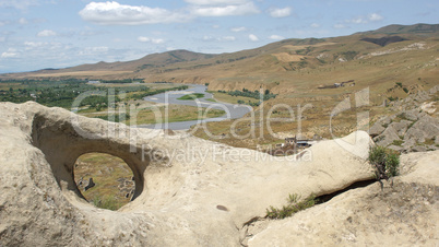 Landschaft um Uplisziche, Georgien, Europa