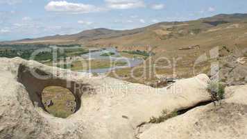 Landschaft um Uplisziche, Georgien, Europa