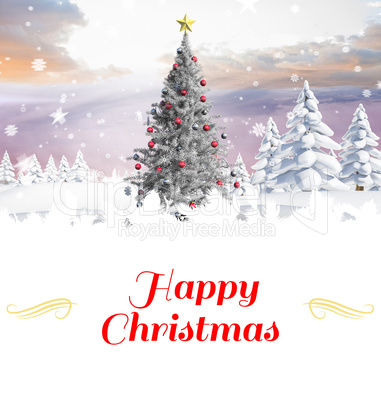 Composite image of christmas card