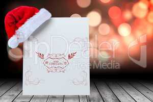 Composite image of  merry christmas message