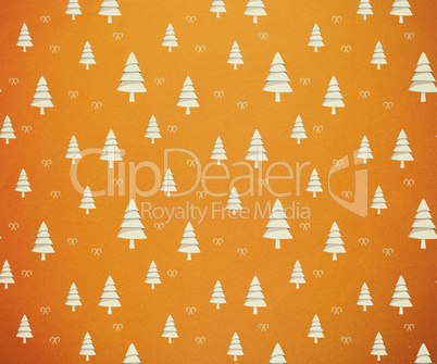 Christmas tree pattern wallpaper