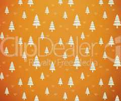 Christmas tree pattern wallpaper