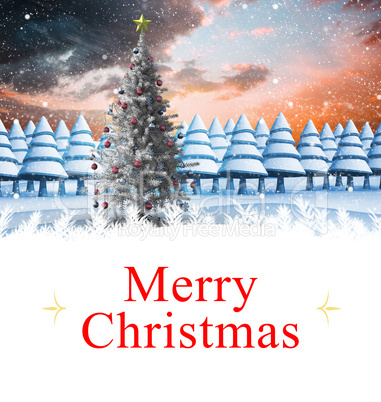 Composite image of christmas card