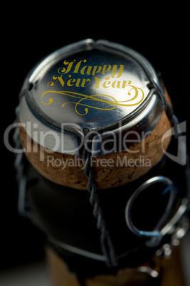 Composite image of elegant happy new year