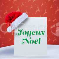 Composite image of joyeux noel