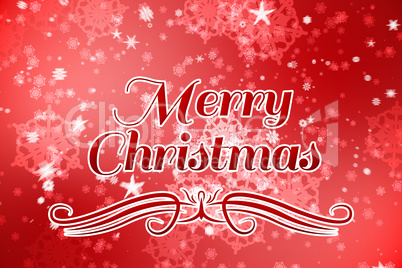 Composite image of merry christmas