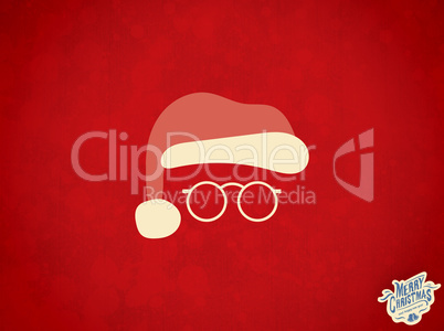 Composite image of merry christmas message with santa