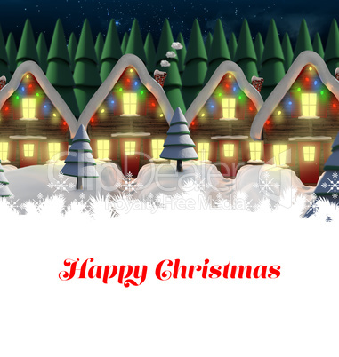 Composite image of happy christmas