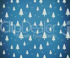 Christmas tree pattern wallpaper