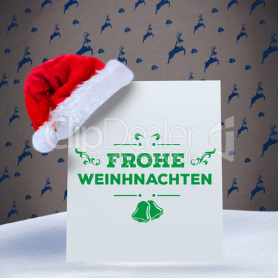 Composite image of frohe weinhnachten