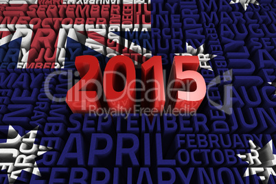 Composite image of australia national flag