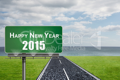 Composite image of 2015 in bold grey