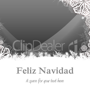 Feliz navidad message